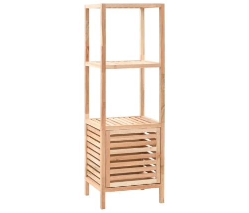 Mueble de almacenaje baño madera maciza nogal 39,5x35,5x123 cm