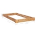 Estructura de cama de madera maciza de roble 90x200 cm