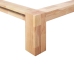 Estructura de cama sin colchón madera maciza roble 160x200 cm