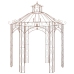 Pérgola de jardín marrón antiguo 3 m hierro