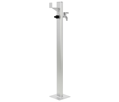 Columna de agua para jardín aluminio 95 cm