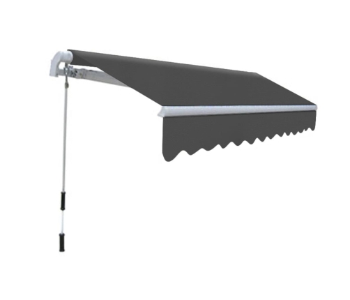 Toldo plegable de operación manual 300 cm antracita