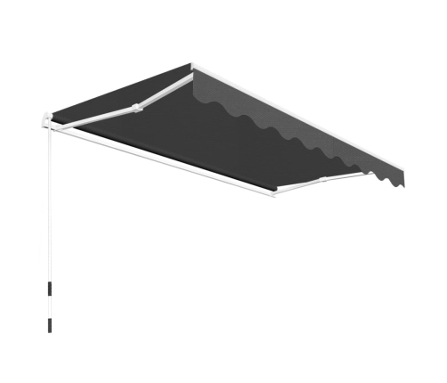 Toldo plegable de operación manual 300 cm antracita