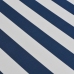 Toldo plegable de operación manual 400 cm azul y blanco