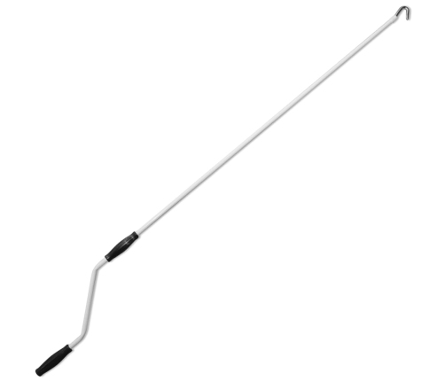 Toldo plegable de operación manual 400 cm azul y blanco