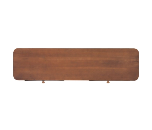 Mesa consola con 2 cajones 120x30x75 cm madera maciza abeto