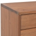 Mueble para TV con 4 cajones madera maciza acacia 120x30x40 cm