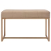 Banco 80 cm terciopelo beige