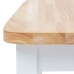 Sillas comedor 4 uds madera maciza caucho blanco y madera claro