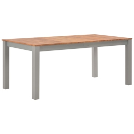 Mesa de comedor madera maciza de roble 180x90x74 cm