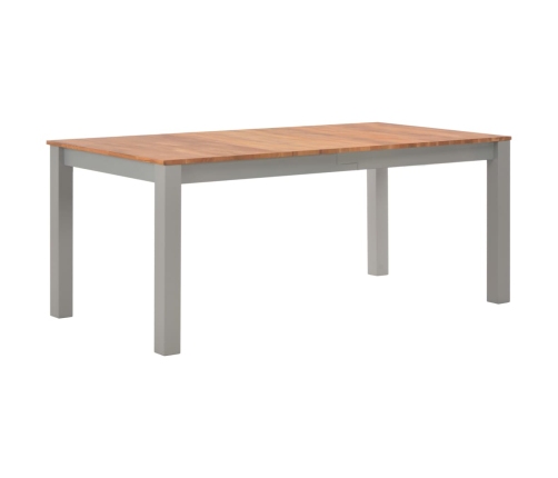 Mesa de comedor madera maciza de roble 180x90x74 cm