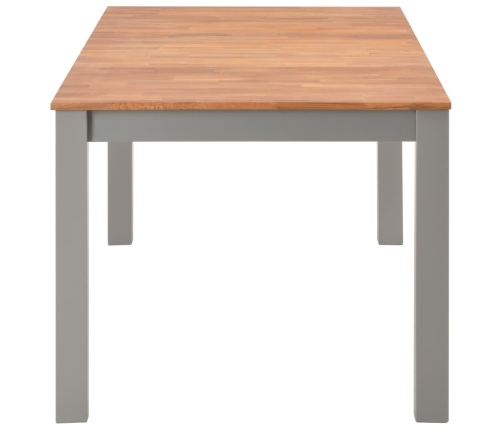 Mesa de comedor madera maciza de roble 180x90x74 cm