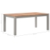 Mesa de comedor madera maciza de roble 180x90x74 cm