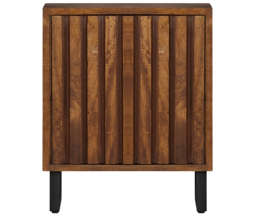 Mesita de noche madera maciza de mango 40x30x50 cm