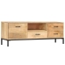 Mueble de TV de madera maciza de mango 130x30x45 cm