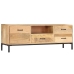 Mueble de TV de madera maciza de mango 130x30x45 cm