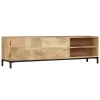 vidaXL Mueble de TV de madera maciza de mango 145x30x41 cm