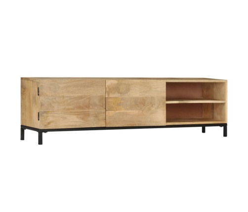 vidaXL Mueble de TV de madera maciza de mango 145x30x41 cm