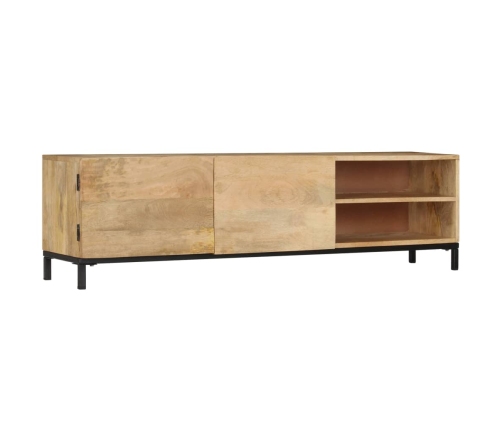 vidaXL Mueble de TV de madera maciza de mango 145x30x41 cm