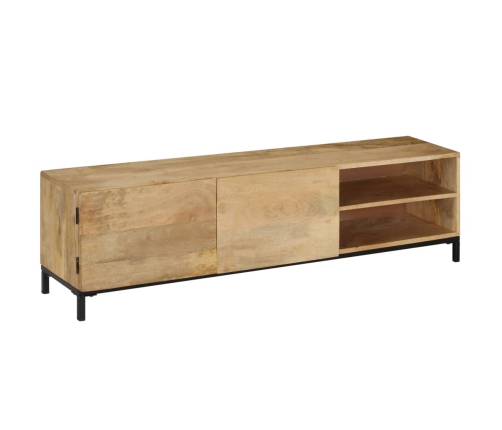 vidaXL Mueble de TV de madera maciza de mango 145x30x41 cm