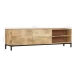 vidaXL Mueble de TV de madera maciza de mango 145x30x41 cm