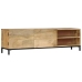 vidaXL Mueble de TV de madera maciza de mango 145x30x41 cm