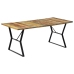 Mesa de comedor de madera maciza reciclada 180x90x76 cm