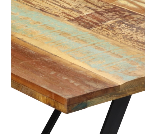 Mesa de comedor de madera maciza reciclada 180x90x76 cm