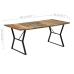 Mesa de comedor de madera maciza reciclada 180x90x76 cm