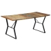 Mesa de comedor de madera maciza reciclada 180x90x76 cm