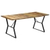 Mesa de comedor de madera maciza reciclada 180x90x76 cm