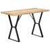 Mesa de comedor de madera maciza de mango 120x60x76 cm