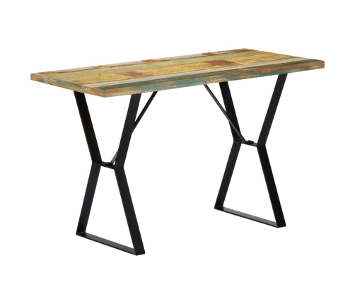 Mesa de comedor madera maciza reciclada 120x60x76 cm