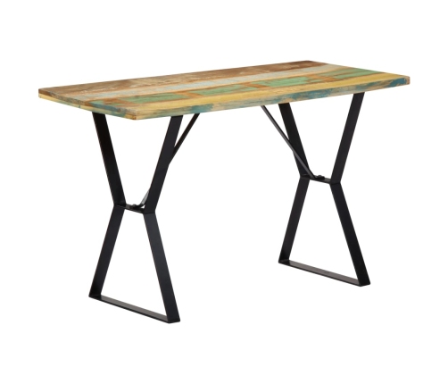 vidaXL Mesa de comedor madera maciza reciclada 120x60x76 cm