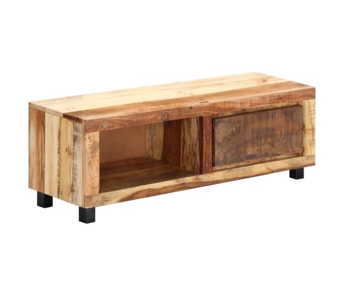 Mueble para TV madera maciza reciclada 100x30x33 cm