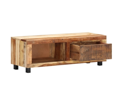 Mueble para TV madera maciza reciclada 100x30x33 cm