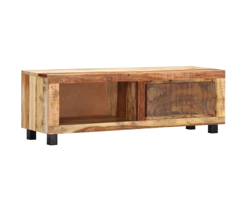 Mueble para TV madera maciza reciclada 100x30x33 cm