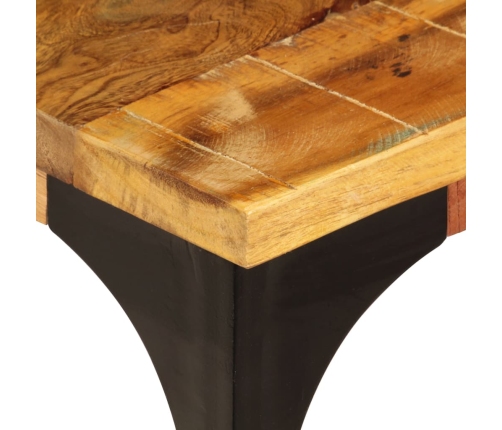 Mesa de centro madera maciza reciclada 100x60x35 cm