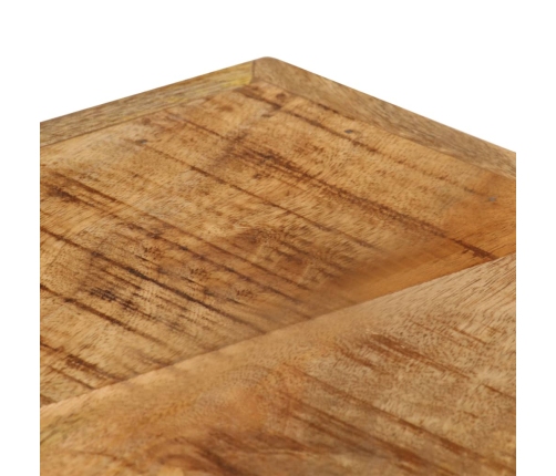 Mesa de centro de madera maciza de mango 90x45x35 cm