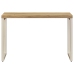 vidaXL Mesa de comedor de madera maciza de mango y acero 115x55x76 cm