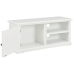 Mueble para TV de madera blanco 90x30x40 cm