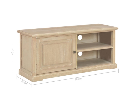 Mueble para TV de madera 90x30x40 cm