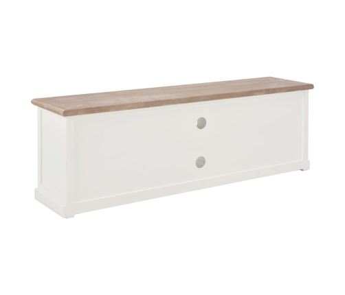 vidaXL Mueble para TV de madera blanco 120x30x40 cm