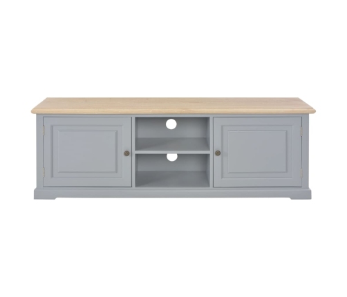 vidaXL Mueble para TV de madera gris 120x30x40 cm