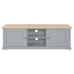 vidaXL Mueble para TV de madera gris 120x30x40 cm