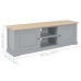 vidaXL Mueble para TV de madera gris 120x30x40 cm