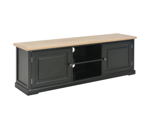 vidaXL Mueble para TV madera negro 120x30x40 cm