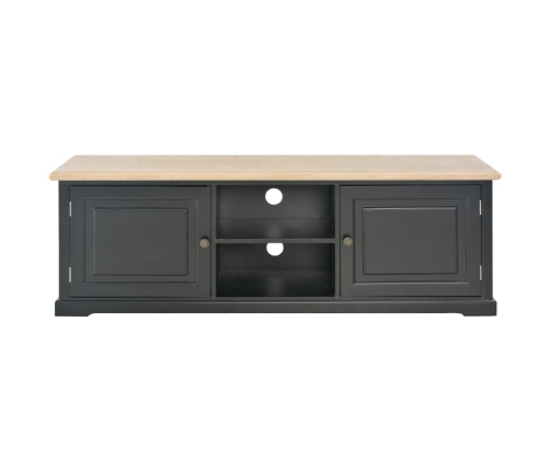 vidaXL Mueble para TV madera negro 120x30x40 cm