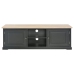 vidaXL Mueble para TV madera negro 120x30x40 cm