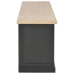 vidaXL Mueble para TV madera negro 120x30x40 cm